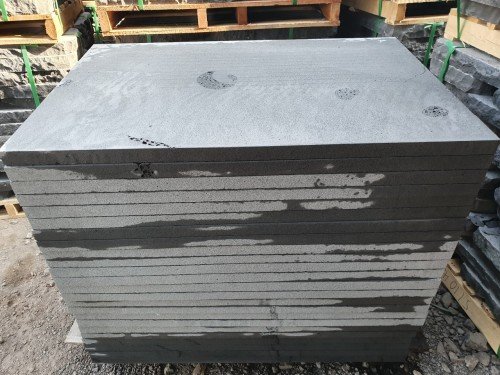 Lava stone (grey basalt) 600 * 900 * 30 mm
