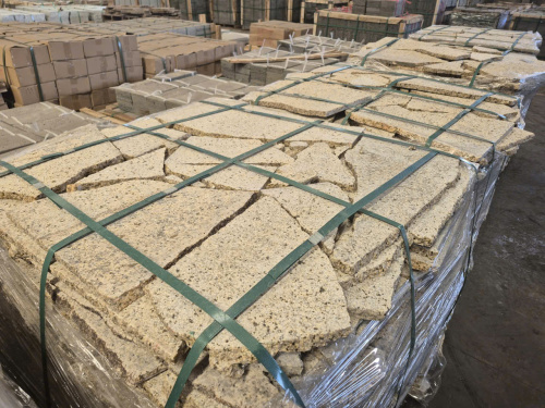 Đá rối vàng granite băm