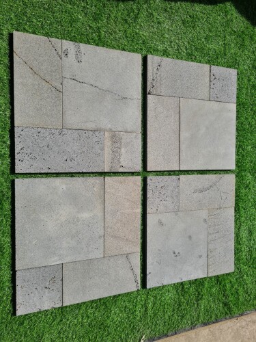 Đá tổ ong ghép lát sân